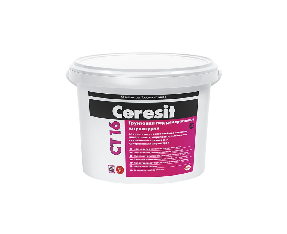 გრუნტი CT16 5კგ თეთრი CERESIT — გრუნტი